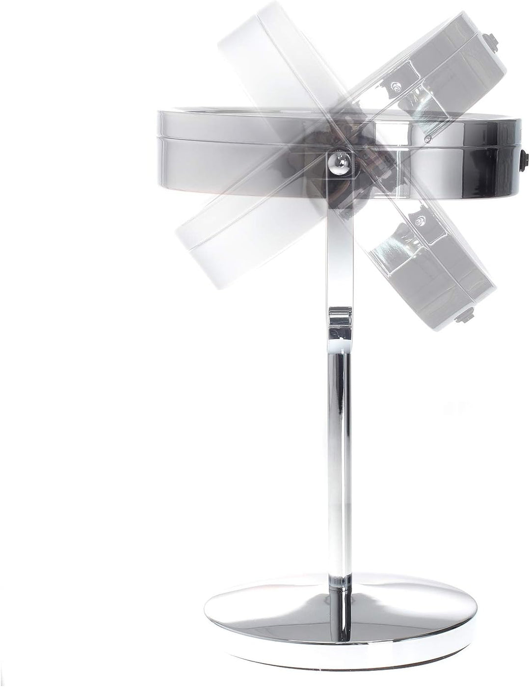 TUKA-i-AKUT Beleuchtet LED Kosmetikspiegel 5X Vergrösserung, 7" Schminkspiegel Badzimmerspiegel für