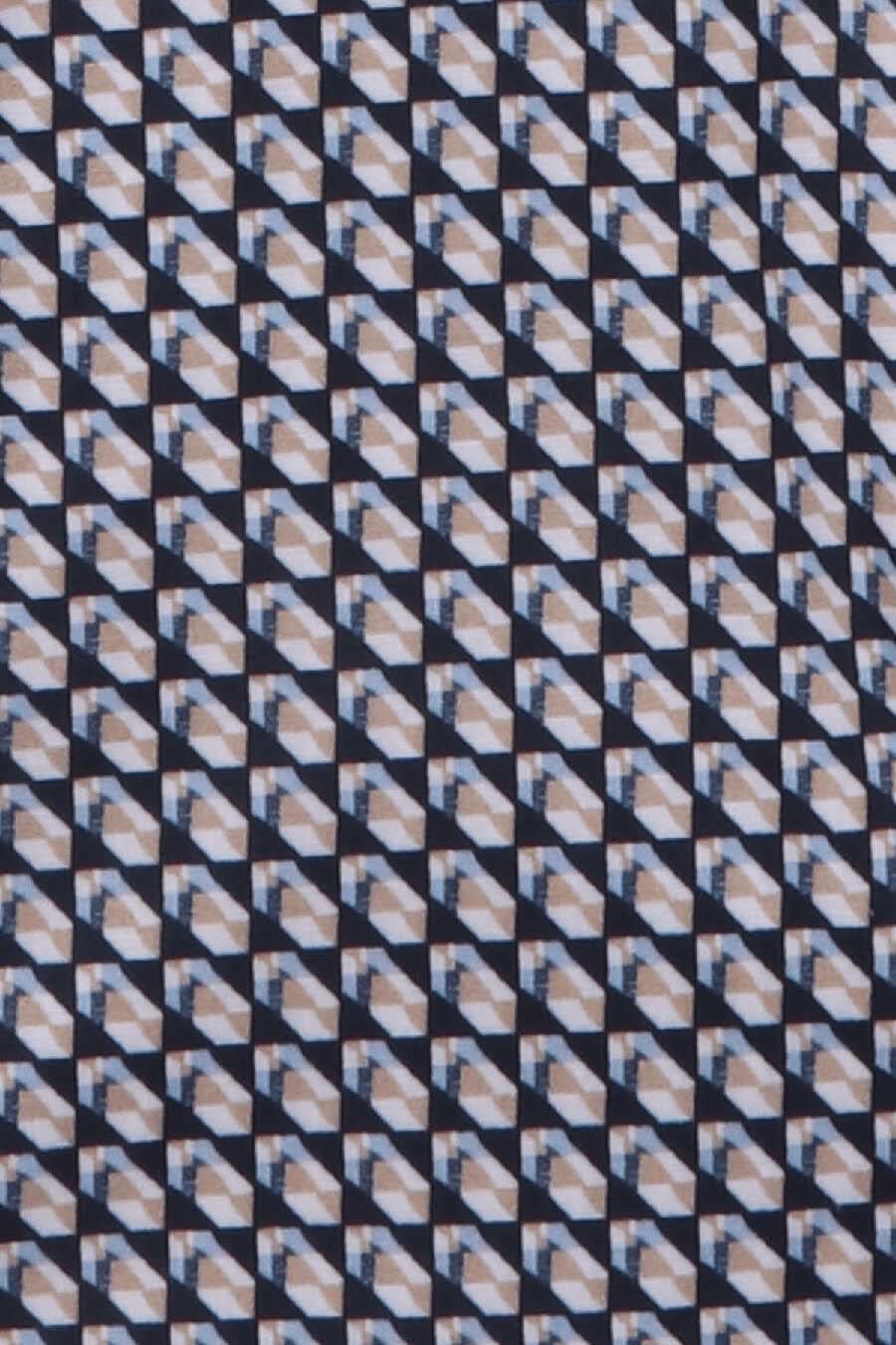 OLYMP No. Six super Slim Hemd Langarm New Kent Kragen Muster Navy 39 Blau, 39 Blau