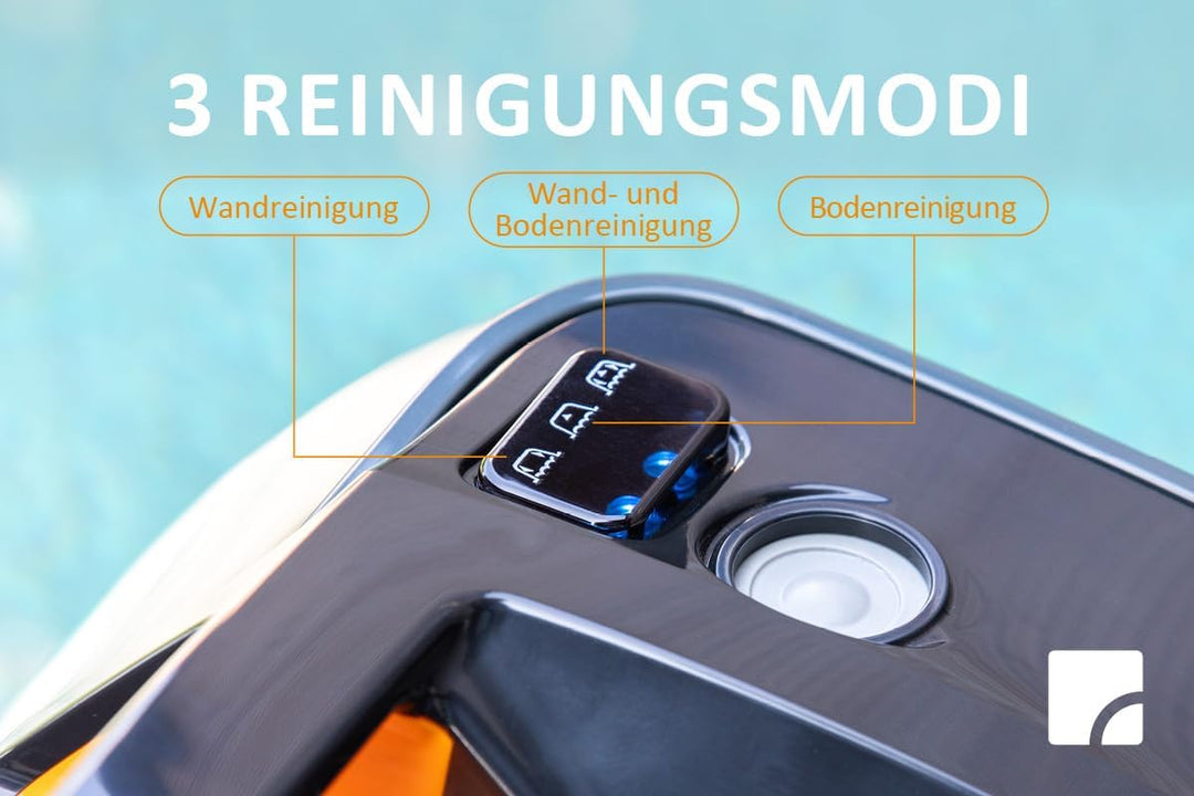 Steinbach Poolrunner SMART RXB 450 – 061502Y – Poolsauger mit App-Steuerung für Pools mit bis zu 40