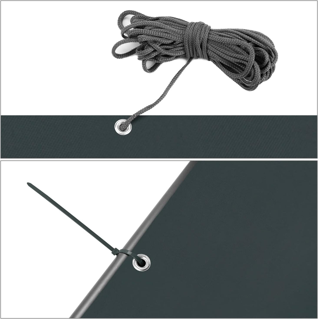 Sekey Balkon Sichtschutz Balkonabdeckung 90x300cm, Balkonsichtschutz Balkonverkleidung Oxford mit Ny