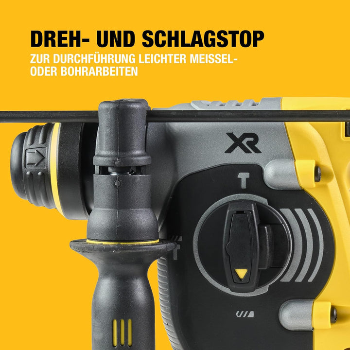 DEWALT SDS-plus XR Akku-Kombihammer / Schlagbohrmaschine DCH273NT (18V, bürstenlos, 24mm, ideal für