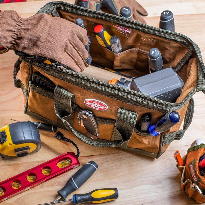 Bucket Boss Gatemouth 60012 Werkzeugtasche, 7 Liter, Braun