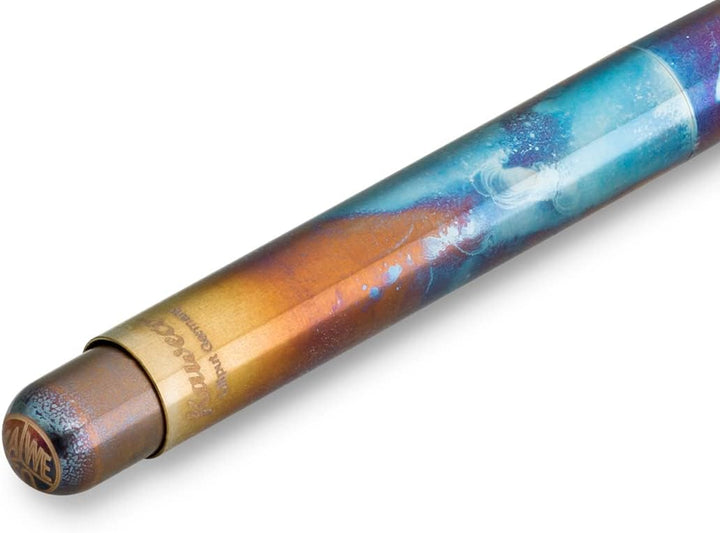 Kaweco Kugelschreiber LILIPUT Fireblue I Exklusiver Kuli für Standard D1 Minen inklusive Retro Metal