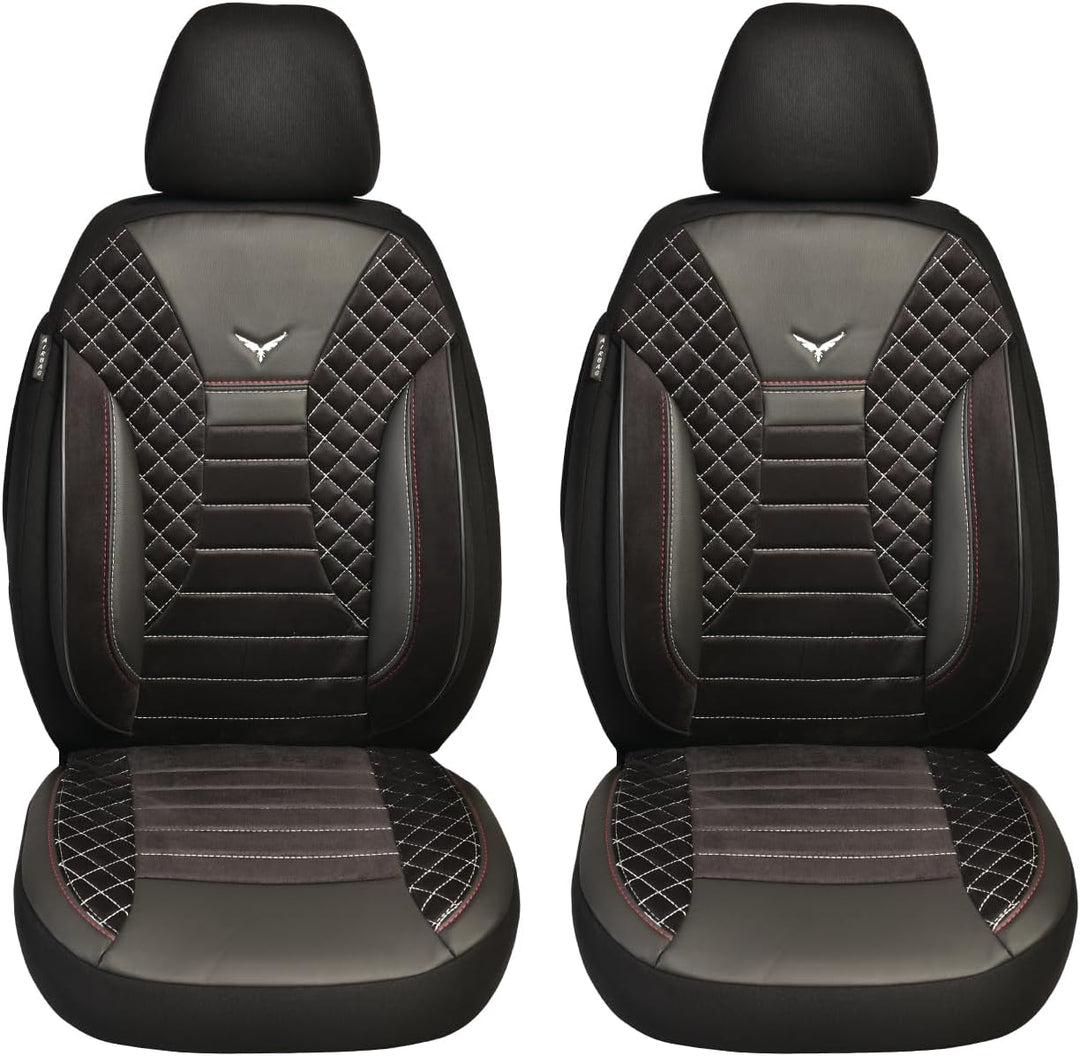 BREMER SITZBEZÜGE Mass Auto Schonbezüge kompatibel mit VW Touran 2 Fahrer & Beifahrer Set ab 2015 /