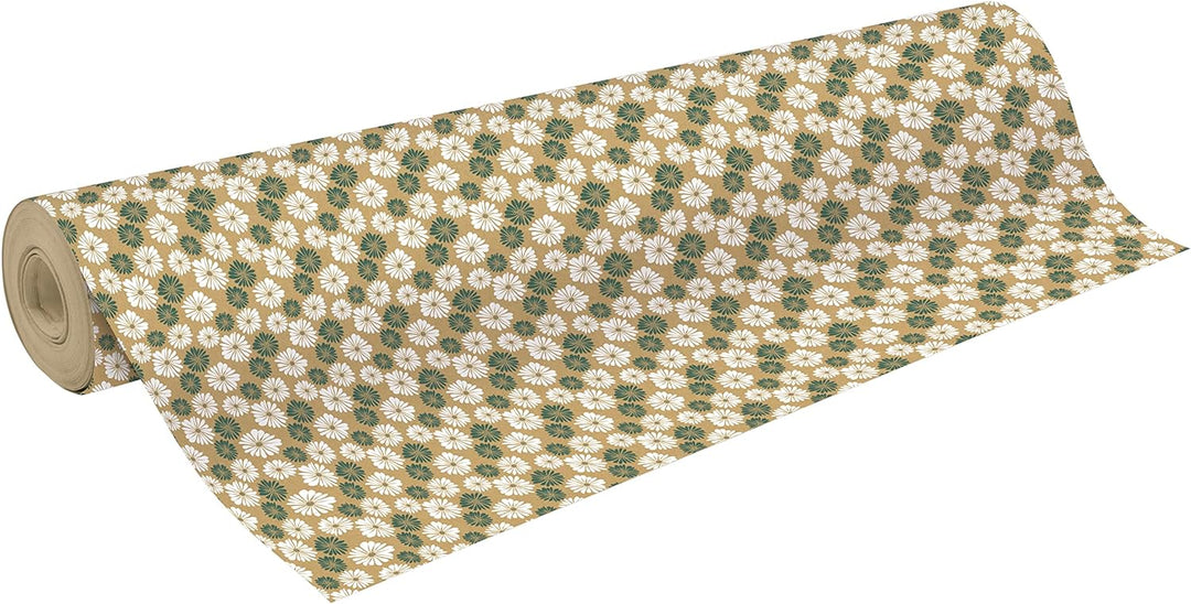 Clairefontaine 223906C - Rolle Geschenkpapier Kraft Naturbraun, 70g, grosse Breite 50x0,70m, ideal z