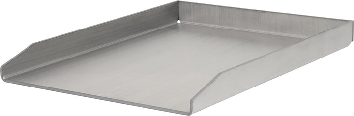 BBQ-Toro Edelstahl Grillplatte | 30 x 40 cm | BBQ Plancha passend für Weber Grill | rechteckig | uni
