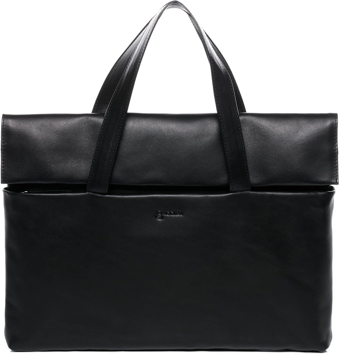 BACCINI Laptoptasche schmal VITO aus Premium Leder I Business-Tasche für Herren und Damen 15 Zoll La