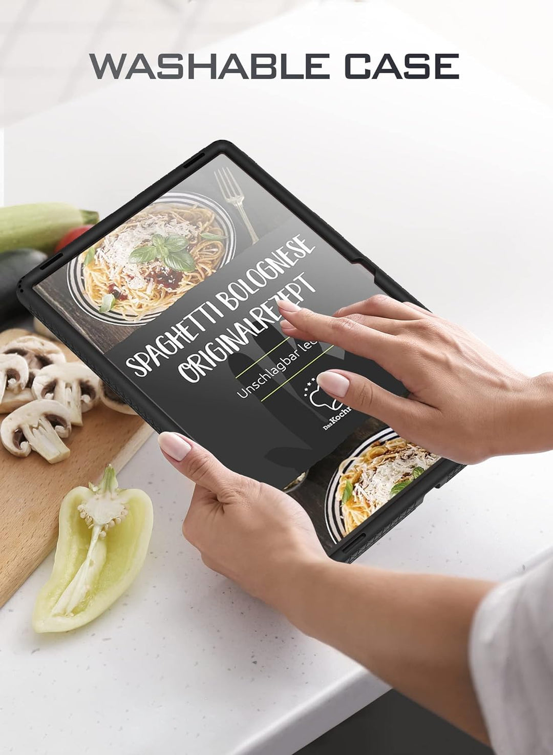 Poetic TurtleSkin Schutzhülle für Samsung Galaxy Tab S8 Ultra Hülle 14,6 Zoll 2022, strapazierfähig,