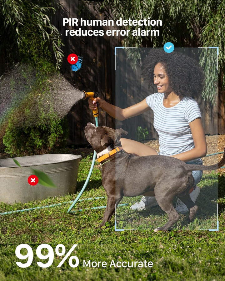 IHOXTX Überwachungskamera Aussen Akku Solar: Kamera Überwachung Aussen WLAN mit Bunte Nachtsicht PIR