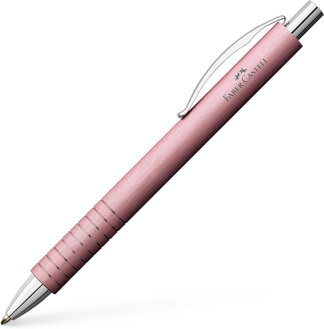 Faber-Castell 148425 - Kugelschreiber Essentio, Aluminium Rose rosé Kugelschreiber, rosé Kugelschrei