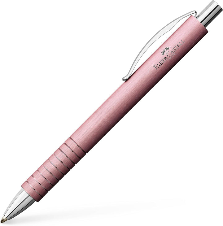 Faber-Castell 148425 - Kugelschreiber Essentio, Aluminium Rose rosé Kugelschreiber, rosé Kugelschrei