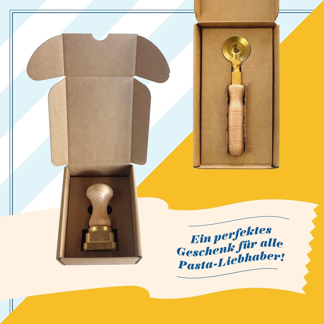La Gondola Ravioli-Stempel - Rund Glatt 38mm | Italienisches Pasta-Werkzeug für Zuhause und gewerbli