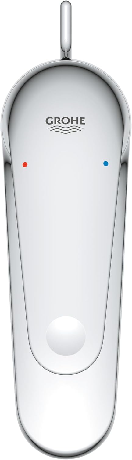 GROHE Swift - Waschtischarmatur (wassersparend, ~16cm hoch, inkl. Montagewerkzeug, Zugstange), chrom