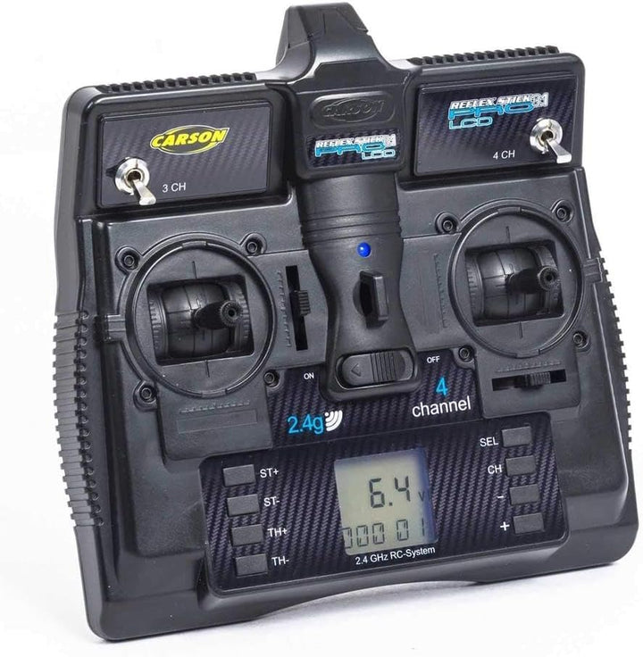Carson 500500085 - FS Reflex Stick Pro 3.1 2.4G LCD 4 Kanal, Modellbau, Zubehör, Fernsteuerung, Empf