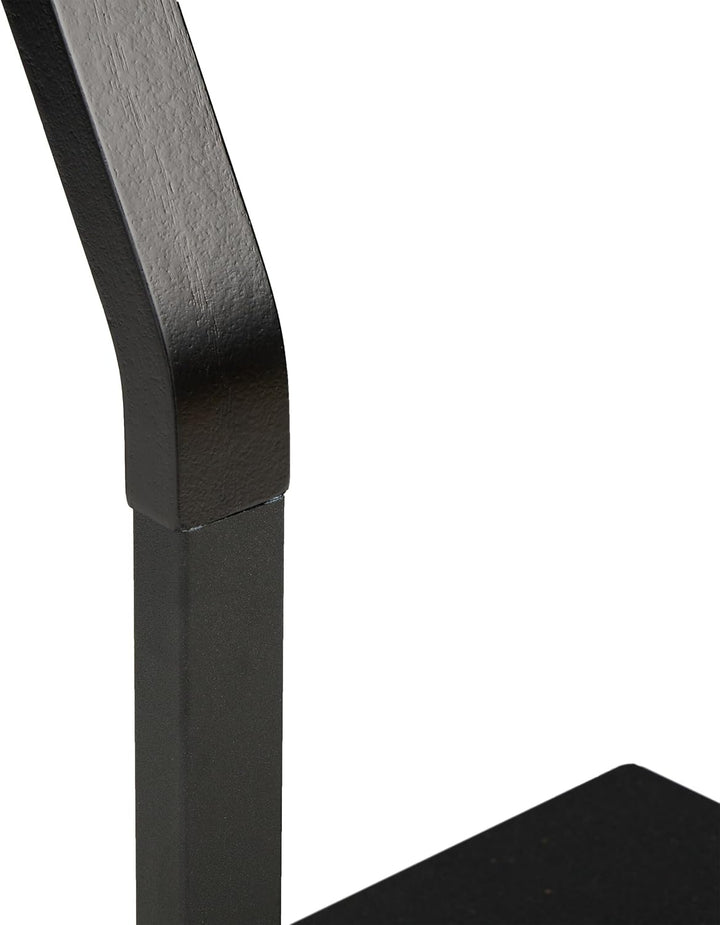 Relaxdays Handtuchständer geknicktes Design, 2 Metallstangen, HxBxT: 85 x 43,5 x 20 cm, Badständer,