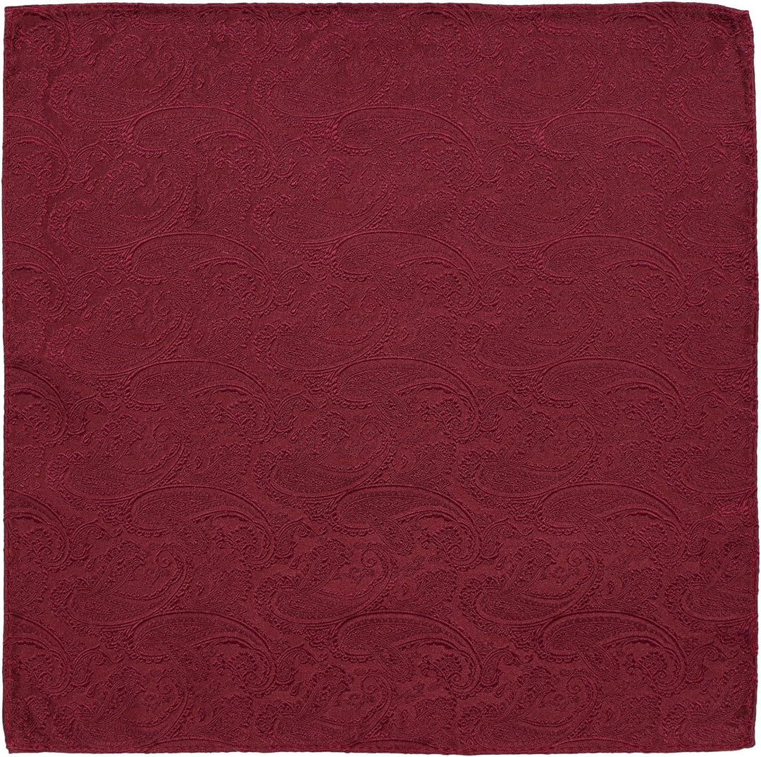eterna Herren Einstecktuch aus Seide Einheitsgrösse Bordeaux, Einheitsgrösse Bordeaux