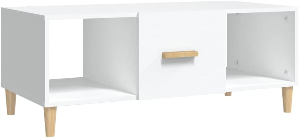 FIRBNUS Wohnzimmertisch Modern 102x50x40 cm Tisch Wohnzimmer Couchtisch Beistelltisch Stilvollen Kle