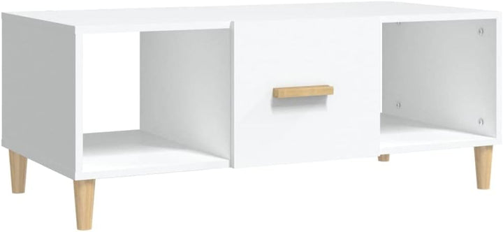 FIRBNUS Wohnzimmertisch Modern 102x50x40 cm Tisch Wohnzimmer Couchtisch Beistelltisch Stilvollen Kle