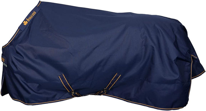 Bucas Irish Turnout 150 g Navy Gold Winterdecke, Regendecke 120cm, 120cm