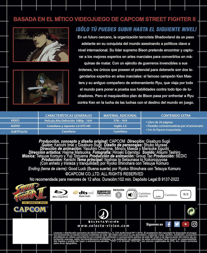 Street Fighter II: La Película - Edición Mega - BD