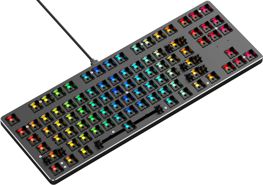 Glorious Gaming GMMK TKL (85%) Barebones (Frame Only) – Mechanisches Gaming-Keyboard, tastenweise RG