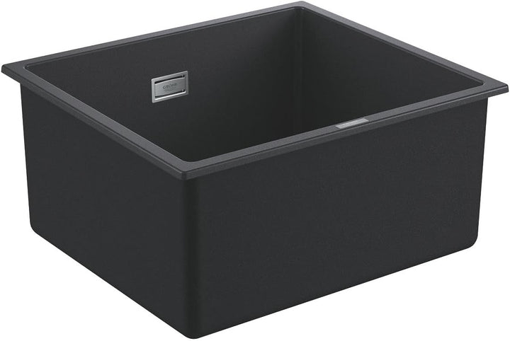 GROHE K700 Unterbau | Kompositspüle | granit schwarz | 31653AP0, 45.7 x 40.6 cm Grau (Granite Black)