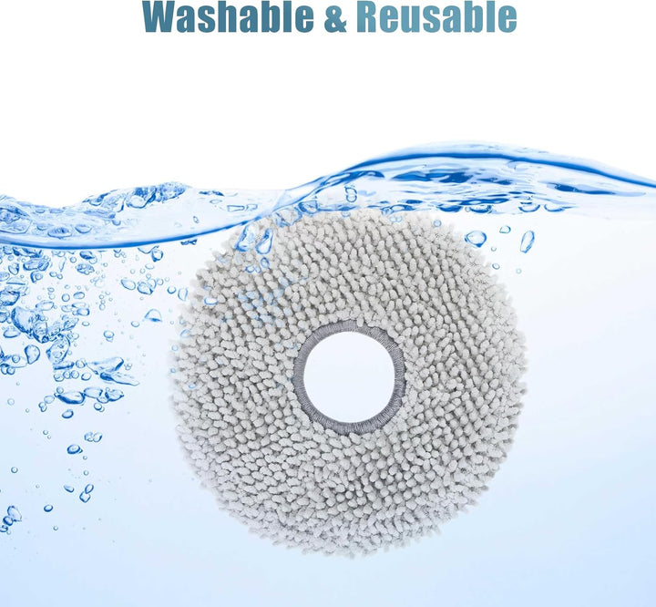 8 Stück Wischtücher Ersatzteile für ECOVACS DEEBOT T30 Pro Omni/T30 OMNI/T30S/T30 Pro/T30S Combo Com