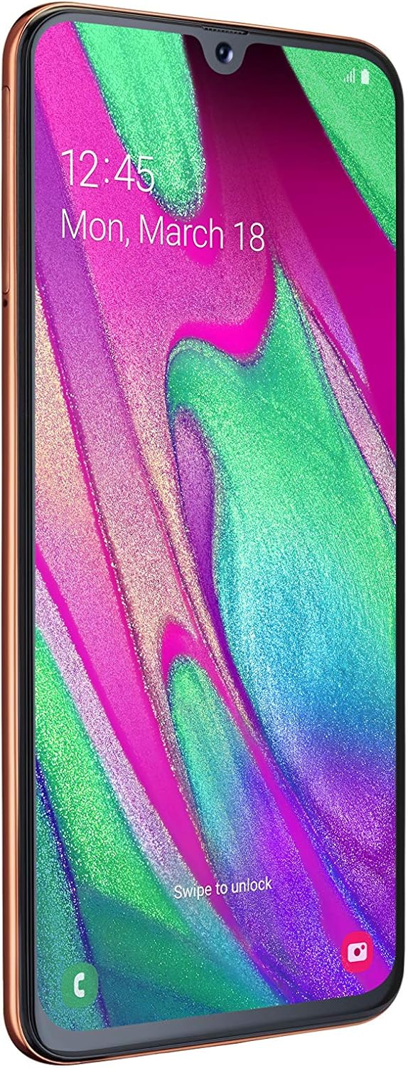 Samsung Galaxy A40 Smartphone (15.0cm (5.9 Zoll) 64GB interner Speicher, 4GB RAM, Dual SIM, coral) -