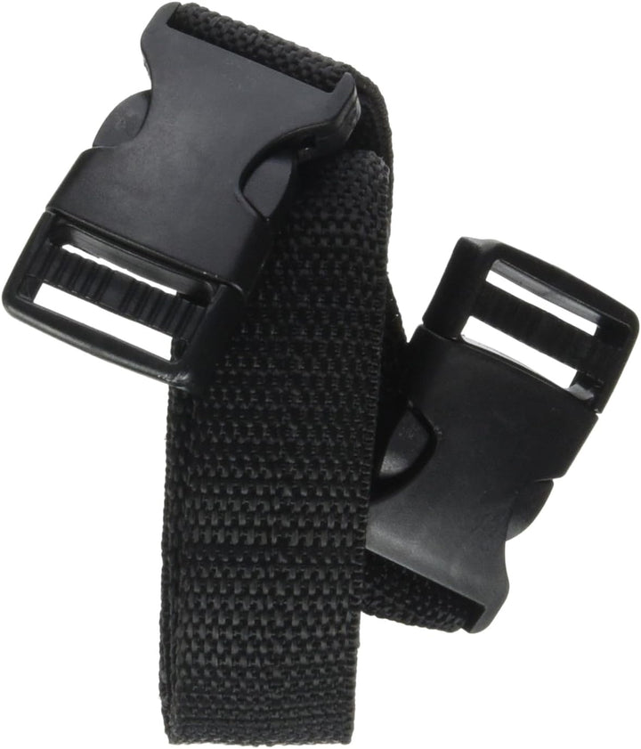 HUDORA Bodenanker Set 4x schwarze 1700mm Gurte 4x Spiralhaken ohne Ring, 4x schwarze 1700mm Gurte 4x