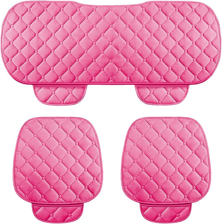 CGEAMDY Universal-Autositzbezug, Sitzkissen, aus Plüsch, rutschfest, für Stuhl, weich, atmungsaktiv,