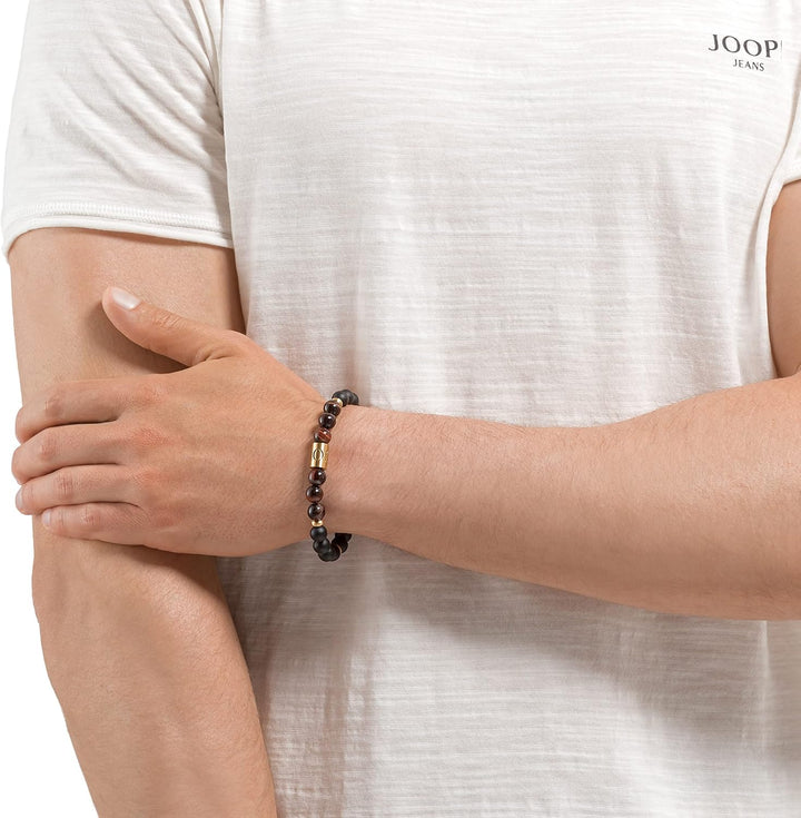 Joop! Armband Edelstahl Herren Armschmuck, Kommt in Schmuck Geschenk Box, BEADS