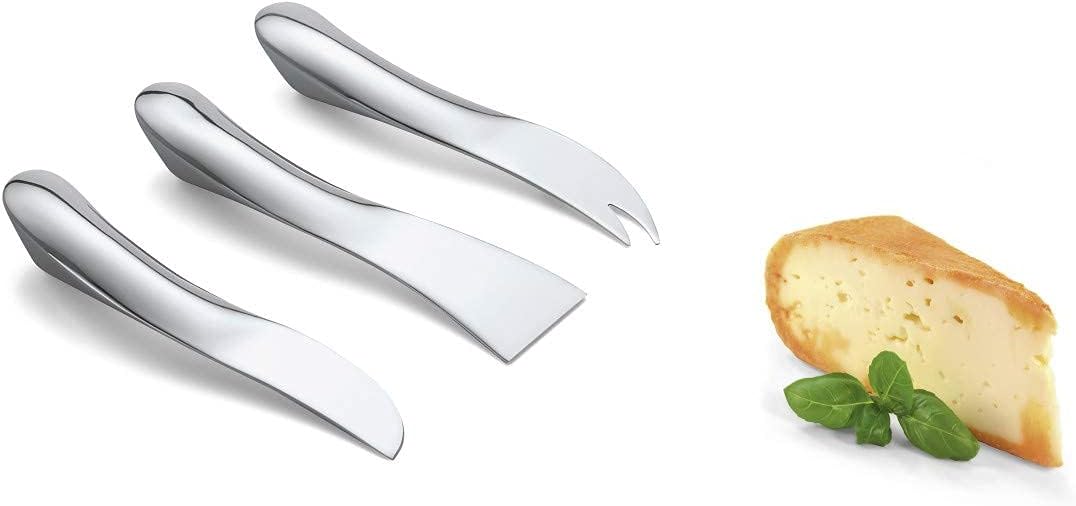 Philippi - WAVE Käsemesser 3er Set - verschiedene Messer für alle Käsesorten - tolles Geschenk in sc