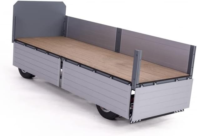 Carson 500907624 1:14 2-Achs Baustoff-Anhänger - RC, Zubehör für Tamiya Trucks, Ersatzteile, Tuningt