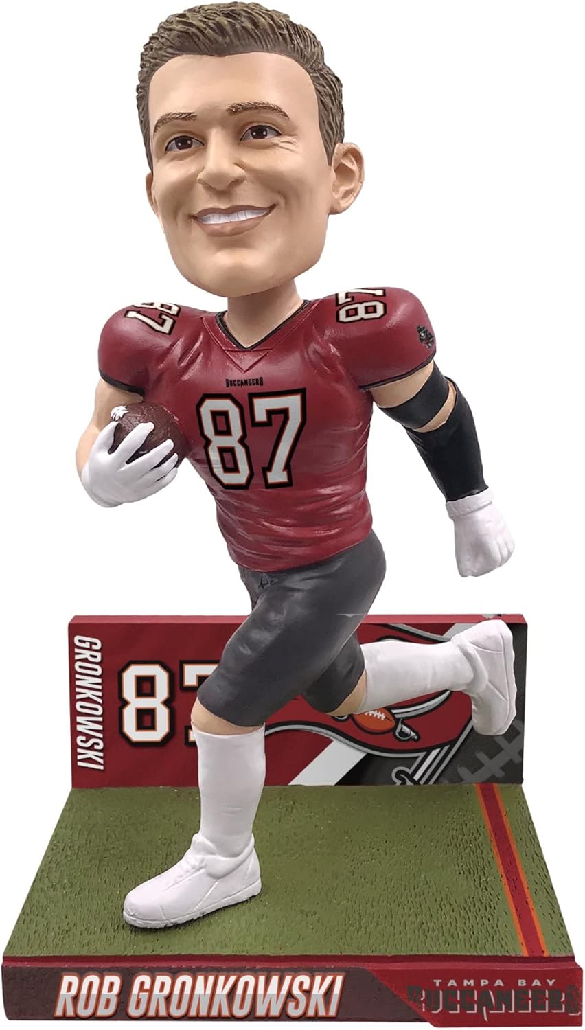 FOCO Rob Gronkowski Bobblehead Big Ticket Tampa Bay Buccaneers