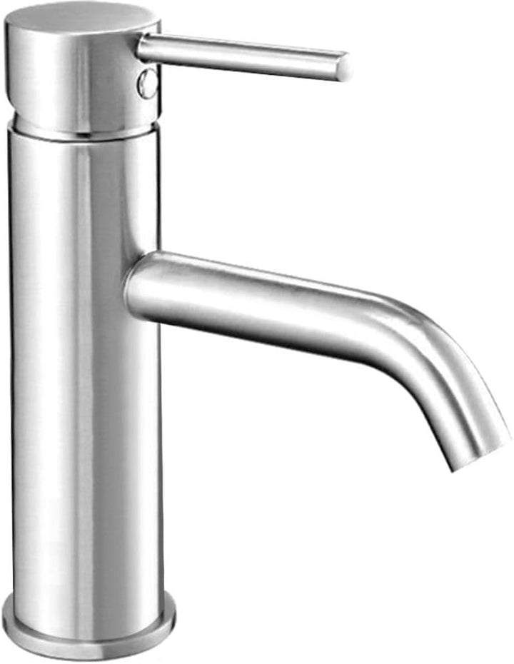 Rea Waschtischarmatur LUNGO CHROME BAS Wasserhahn Bad Badarmatur aus Messing Armatur für Waschbecken