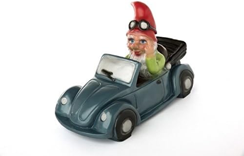 Gartenfigur Zwerg Verkehrsrowdy B 45 cm