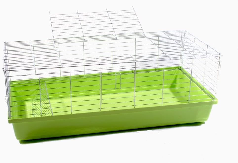Hasenkäfig Kaninchenkäfig Meerschweinchenkäfig Kleintier Rabbit 1,20m grün