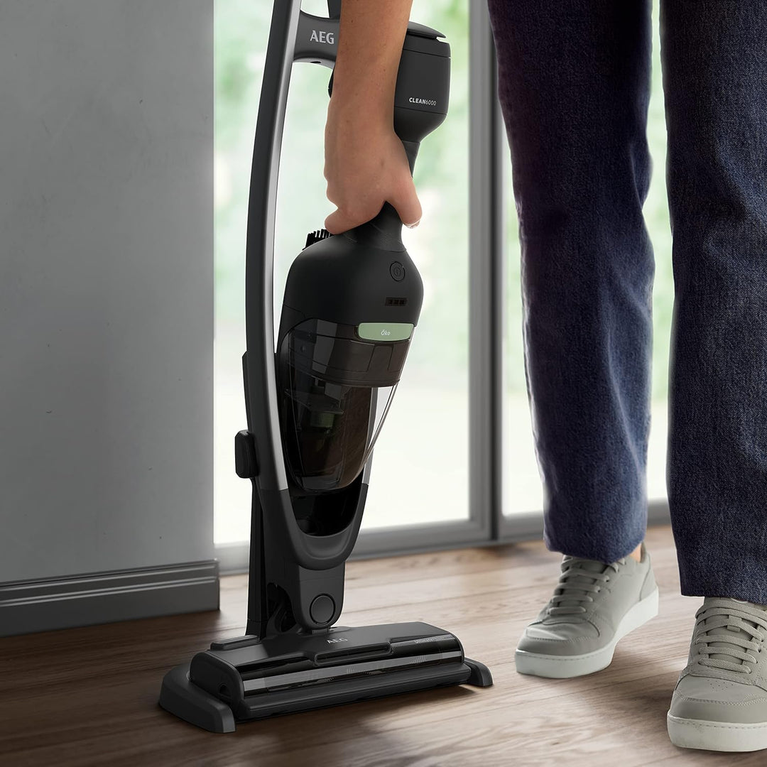 AEG CLEAN ÖKO 6000 AS62B25OKO Akku-Staubsauger, 2in1, angenehm leise 79 dB(A), 47 Prozent Recyclingm