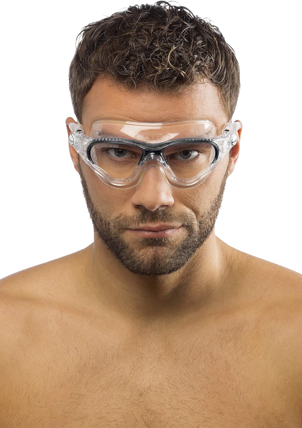 Cressi Swim Schwimmbrille Cobra Einheitsgrösse Schwarz, Einheitsgrösse Schwarz