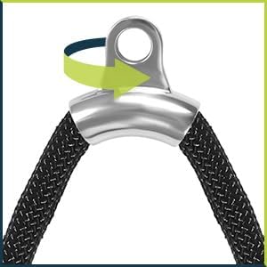 DASKING Trizepsseil Unterarmtrainer Ergonomisches Griffe, Kabelmaschine Trizeps Ergonomischen Rutsch