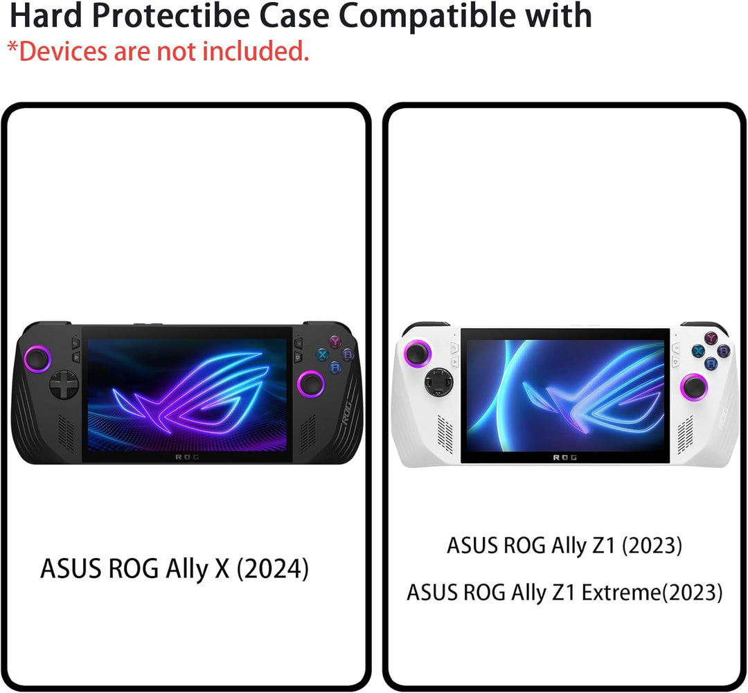 co2CREA Hart Schutzhülle Tasche für ASUS Rog Ally X 2024 RC72LA /Rog Ally Ryzen Z1 /Rog Ally AMD Ryz