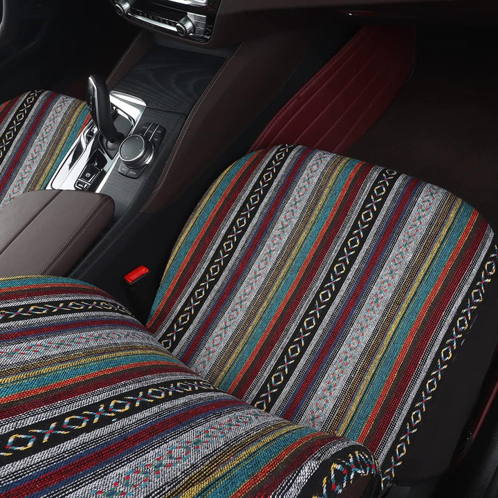 SOBONITO Auto-Sitzbezüge Vordersitze,Auto-Sitzbezug Set Universal für Fahrersitz und Beifahrer Auto-