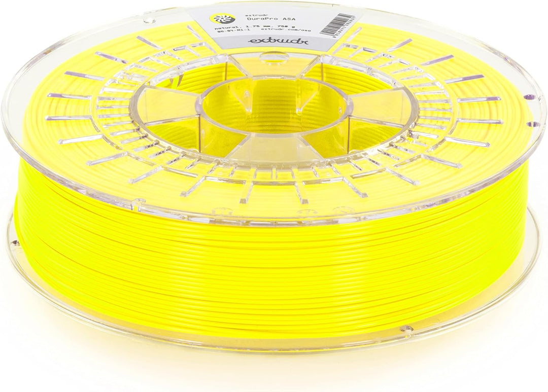 extrudr® DuraPro ASA ø1.75mm (750gr) 'NEON GELB/YELLOW' - 3D Drucker Filament - Made in Austria Dura