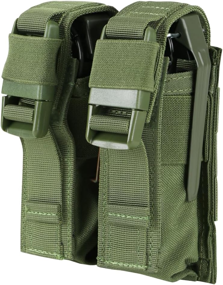 Condor Double Flashbang Pouch Oliv, Oliv