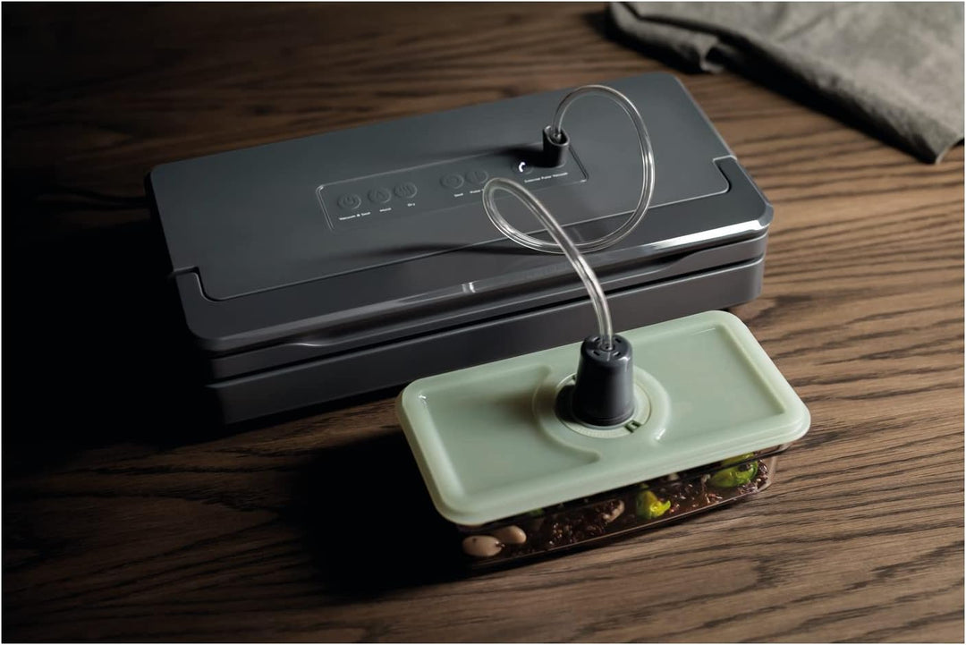 AEG AVFB1 Vakuumierbehälter-Set (2 Behälter, 1,6 & 1,0 Liter, Konservierung von Lebensmitteln & Nähr