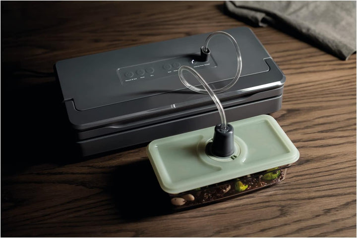 AEG AVFB1 Vakuumierbehälter-Set (2 Behälter, 1,6 & 1,0 Liter, Konservierung von Lebensmitteln & Nähr