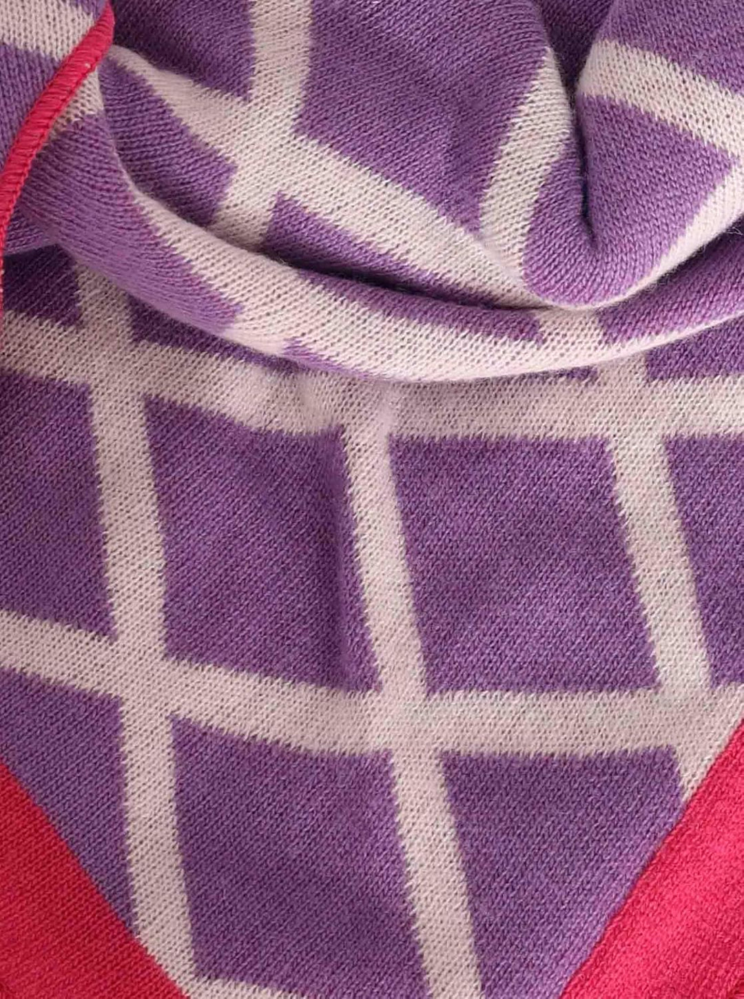 Zwillingsherz Dreieckstuch Stola Schal mit Kaschmir und Wolle für Damen Mädchen Jungen Kinder - Hoch