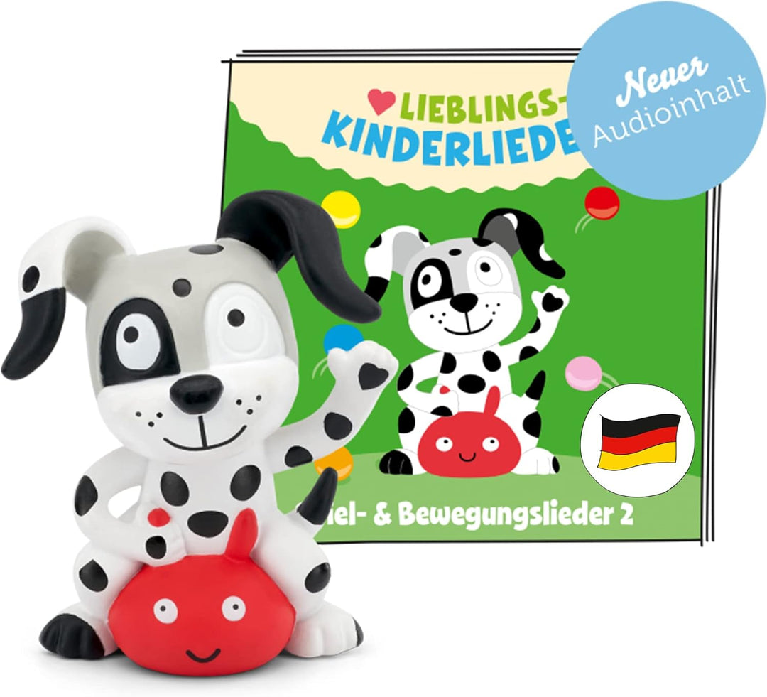 tonies Hörfigur für Toniebox, Lieblings-Kinderlieder – Spiel- und Bewegungslieder 2, Kinderlieder fü