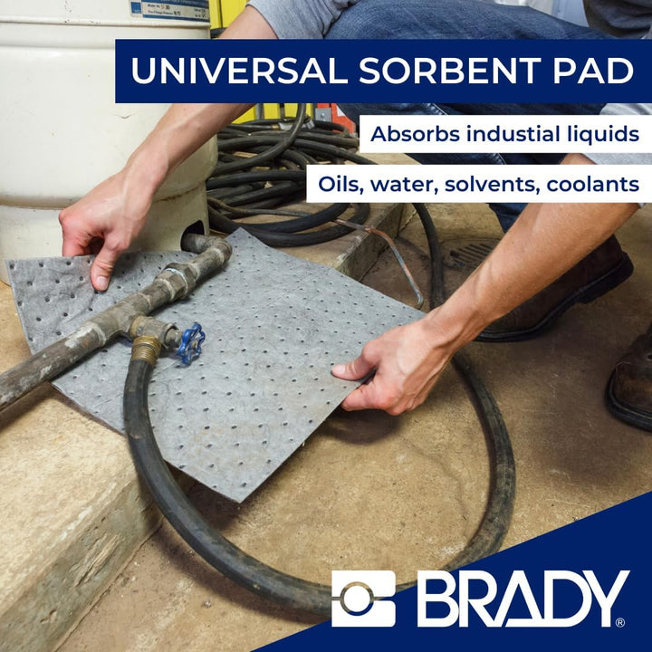 Absorbierende Folie für Allgemeine Zwecke, 400,00mm x 500,00mm, Grau, 200 Stück 400,00 mm x 500,00 m