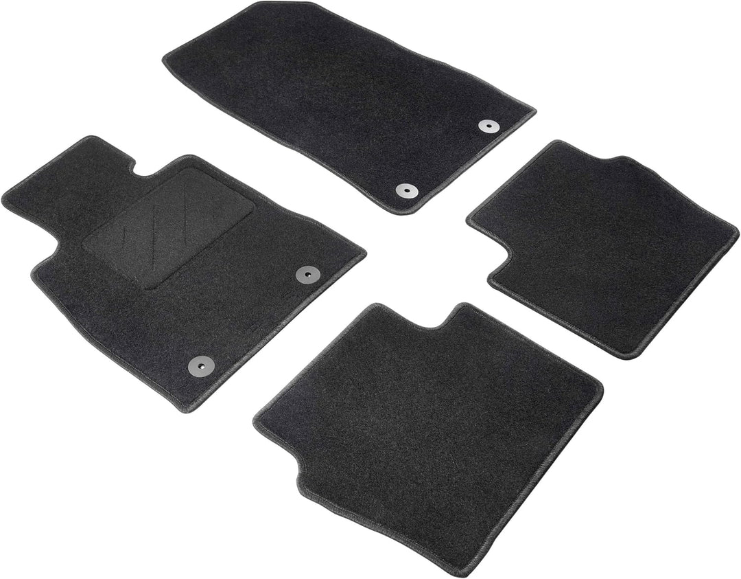 WALSER Auto Teppiche kompatibel mit Mazda 2 08/2014-Heute, 100% passgenaue Auto Fussmatten Made in E